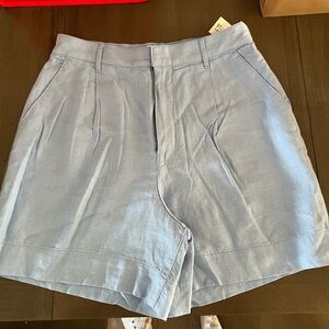 Abercrombie and Fitch Tailored Linen Shorts